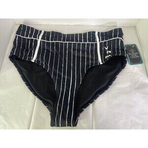 Disney Nightmare Before Christmas Jack Pinstripe Swim Bottoms Juniors Size XL